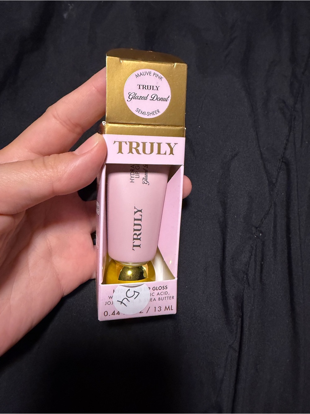 TRULY Mauve Pink Glazed Donut Semi-Sheer Lip Gloss